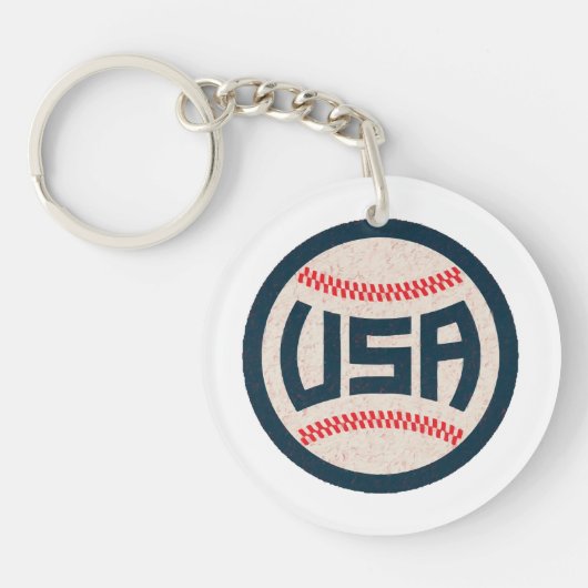 Team USA Honkbal Sleutelhanger (Voorkant)