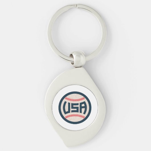 Team USA Honkbal Sleutelhanger (Voorkant)