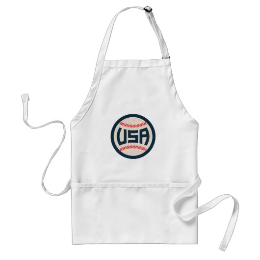 Team USA Honkbal Standaard Schort (Voorkant)