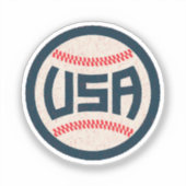 Team USA Honkbal Sticker (Voorkant)