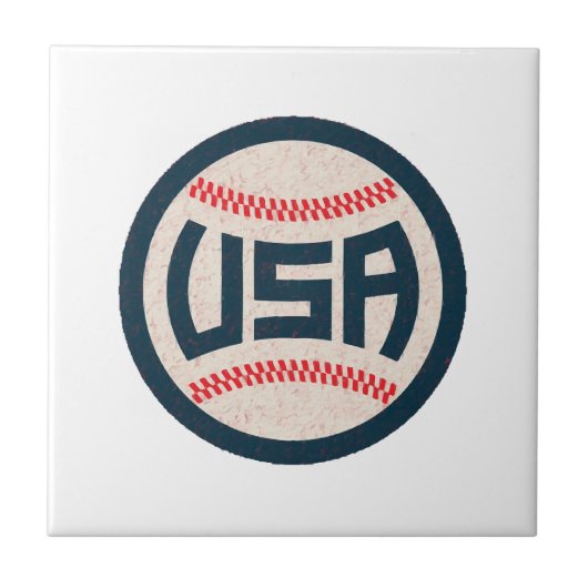 Team USA Honkbal Tegeltje (Voorkant)
