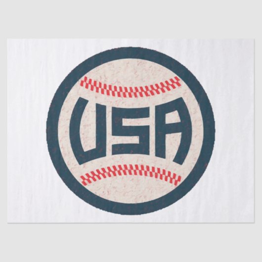 Team USA Honkbal Tissuepapier (Voorkant)