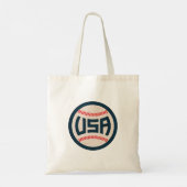 Team USA Honkbal Tote Bag (Achterkant)