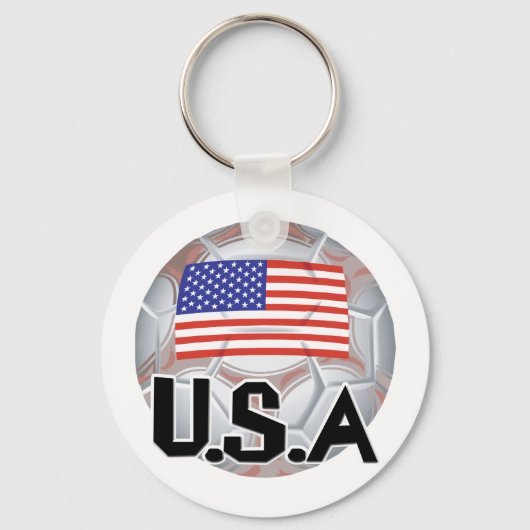 Team USA Soccer Sleutelhanger (Voorkant)