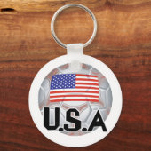 Team USA Soccer Sleutelhanger (Voorkant)