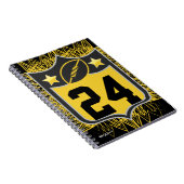 Team USA Sports Black en Gold Pittsburgh Football Notitieboek (Rechterzijde)