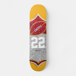 Team USA Sports Red en Gold Champion Football Persoonlijk Skateboard