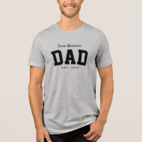 Team vader sportieve eenvoudige familienaam