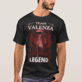 Team VALENZA - Een eindeloze LEGEND T-shirt (Voorkant)