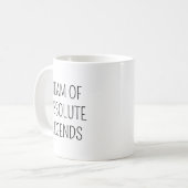 Team van Absolute Legends 4 Photo Coworker Kantoor Koffiemok (Voorkant links)