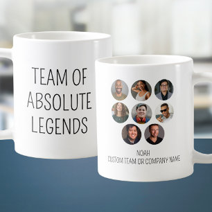 Team van Absolute Legends 8 Foto Coworker Kantoor Koffiemok