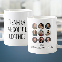 Team van Absolute Legends 9 Foto Coworker Kantoor Koffiemok