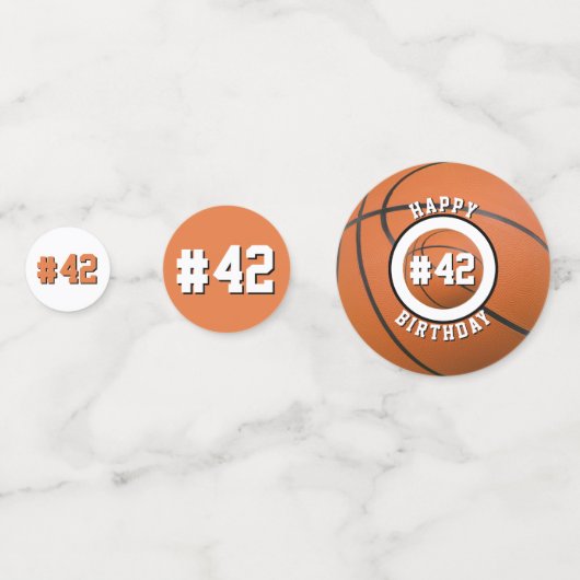 Team van Basketball Confetti (Voorkanten)