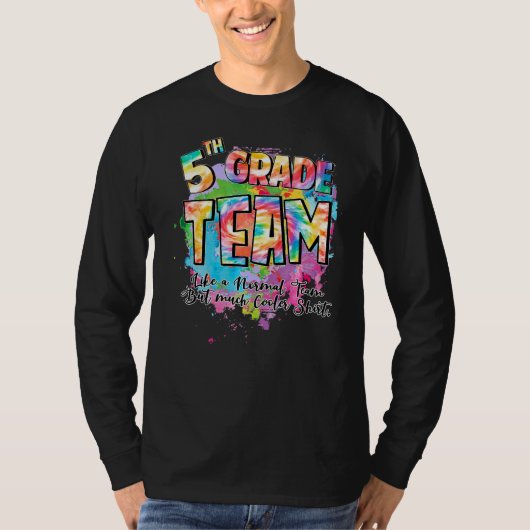 Team van de 5de rang als normaal team maar veel ko t-shirt (Voorkant)