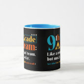 Team van de 9de graad als een normaal team maar ve mok (Midden)