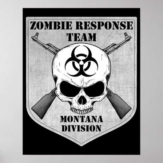 Team van de Reactie Zombie: Afdeling Montana Poster (Voorkant)