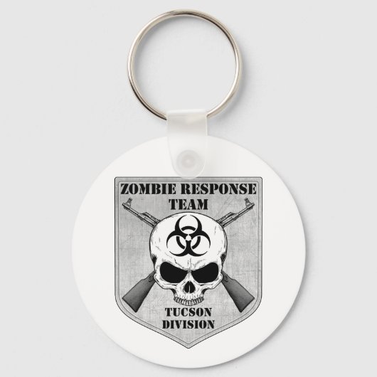 Team van de Reactie Zombie: Afdeling Tucson Sleutelhanger (Voorkant)