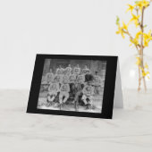 Team van het Football van Claflin het Kaart (Gele Bloem)