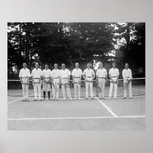 Team van het leger Tennis, jaren 20 Poster