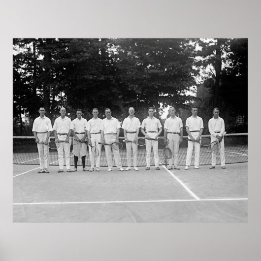 Team van het leger Tennis, jaren 20 Poster (Voorkant)