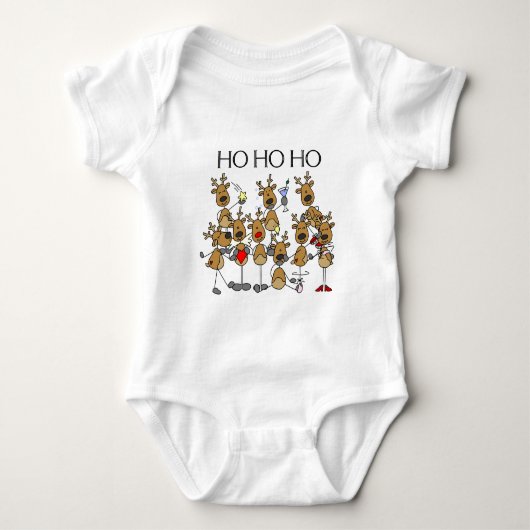Team van rendieroverhemden en -cadeaus t-shirt (Voorkant)