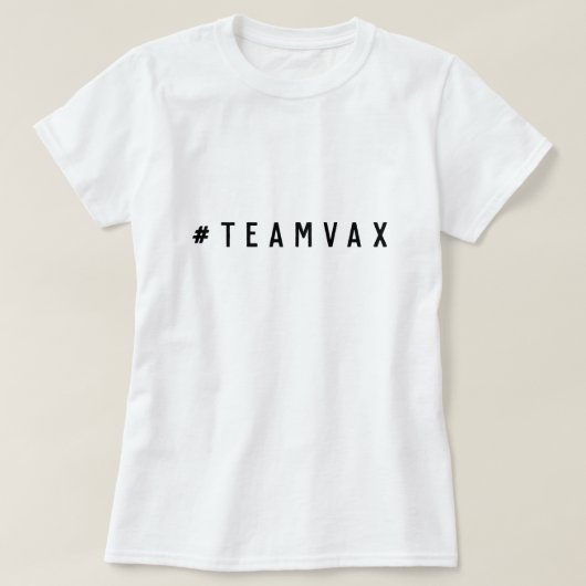 Team Vax | Pro Vaccin Modern Covid 19 Vaccinatie T-shirt (Design voorkant)