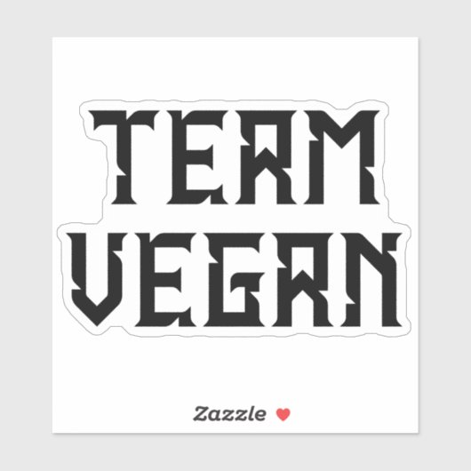 Team Vegan, Activism Sticker (Vel)