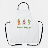 Team Vegan Adult Schort (Voorkant)