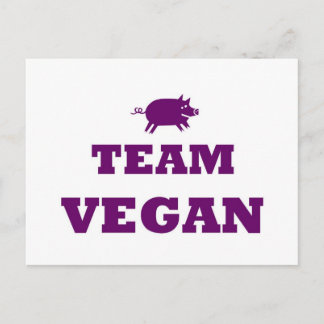 Team Vegan Briefkaart
