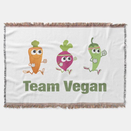 Team Vegan Deken (Voorkant)