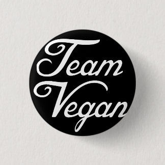 Team Vegan Ronde Button 3,2 Cm