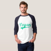 Team Vegan Shirten T-shirt (Voorkant volledig)