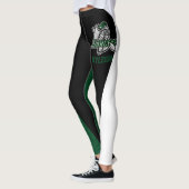 Team & ventilatorgroen/zwart/witmasker leggings (Links)
