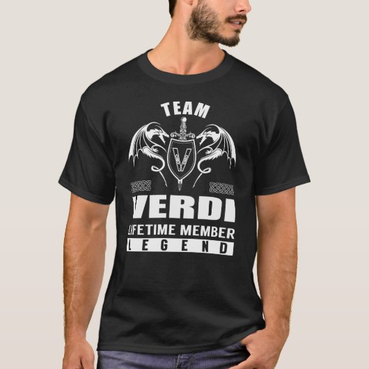 Team VERDI LEEFTIJD T-shirt (Voorkant)
