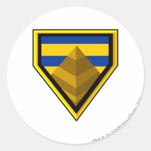 Team Verloren woestijn-Logo Ronde Sticker