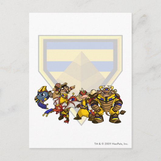 Team Verloren woestijngroep Briefkaart (Voorkant)