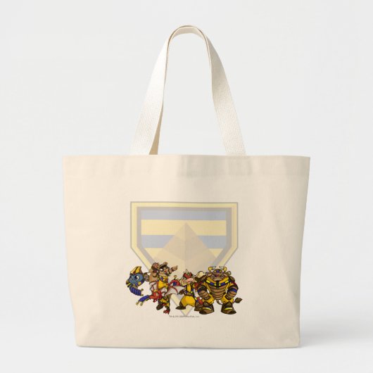 Team Verloren woestijngroep Grote Tote Bag (Voorkant)