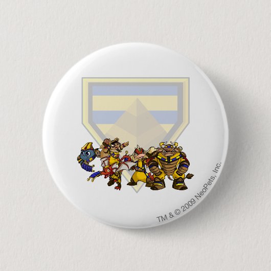 Team Verloren woestijngroep Ronde Button 5,7 Cm (Voorkant)