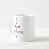 Team verpere koffiemok (Voorkant links)