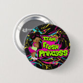 team verse prinses ronde button 5,7 cm (Voorkant /achterkant)