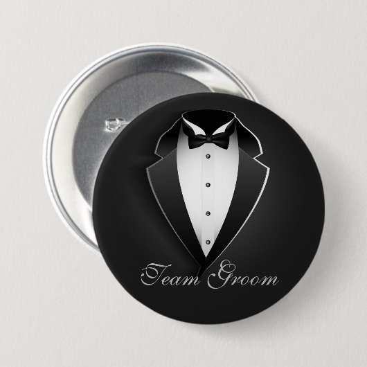 Team Verzorgde Klasse Smoking Ronde Button 7,6 Cm (Voorkant /achterkant)
