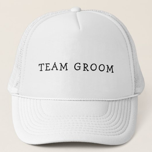 TEAM VERZORGEN BACHELOR TUCKER HOED TRUCKER PET (Voorkant)