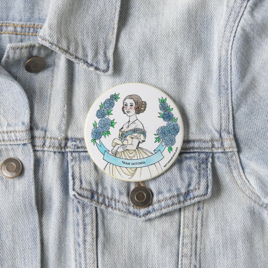 Team Victoria Ronde Button 7,6 Cm (In situ)