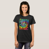 Team vierde graad Hallo vierde klas terug naar sch T-shirt (Voorkant volledig)