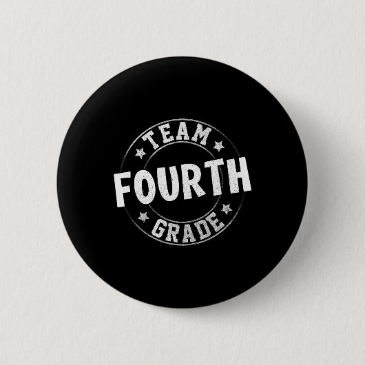 Team Vierde Klas Leraar Student Byck Naar School 4 Ronde Button 5,7 Cm (Voorkant)