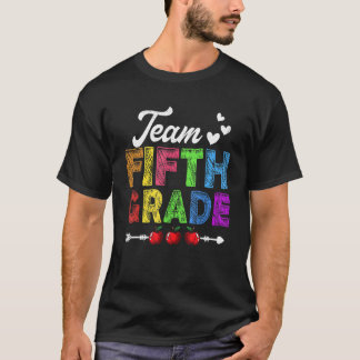Team vijfde graad terug naar school eerste dag sch t-shirt