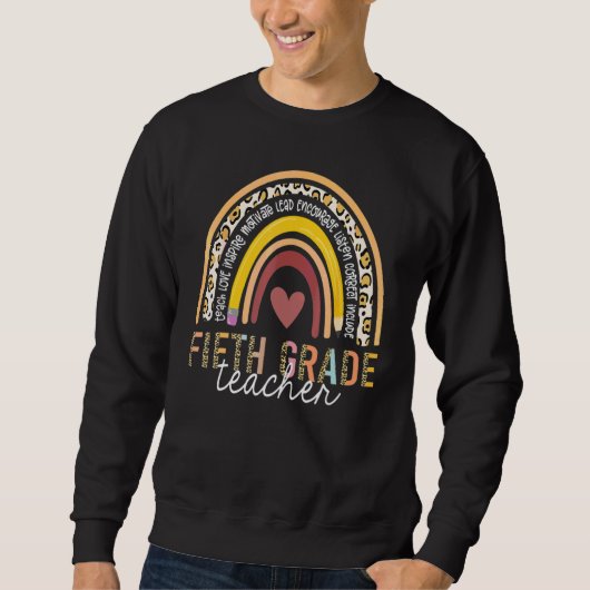Team Vijfde Klas Lerarenteam Regenboog 5e Klas Trui (Voorkant)
