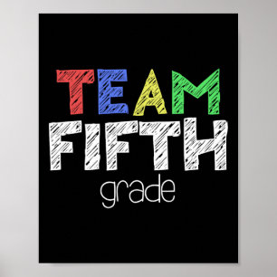 Team Vijfde Leerjaar 5de Leerjaar Byck Naar School Poster