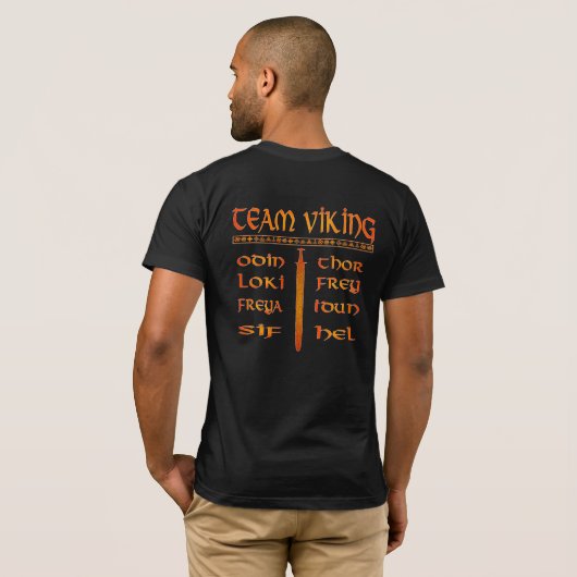 Team Viking Shirt (Achterkant volledig)