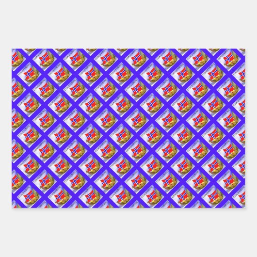 Team Viking Uff overleden. Inpakpapier Vel (Voorkant 3)